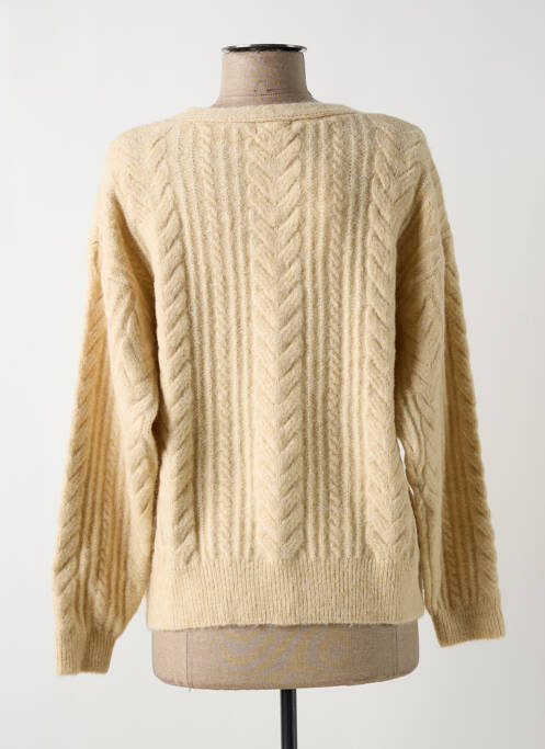 Gilet manches longues beige GARANCE pour femme