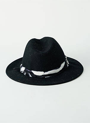 Chapeau noir MADEMOISELLE JOY femme