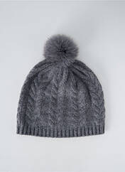 Bonnet gris DOREE CACHEMIRE pour femme seconde vue
