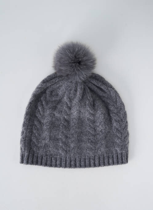 Bonnet gris DOREE CACHEMIRE pour femme
