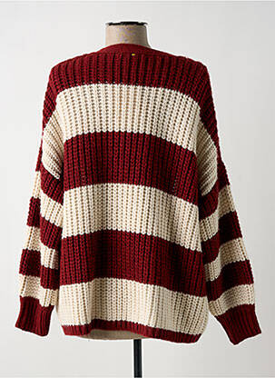 Gilet manches longues manches longues rouge STELLA FOREST femme