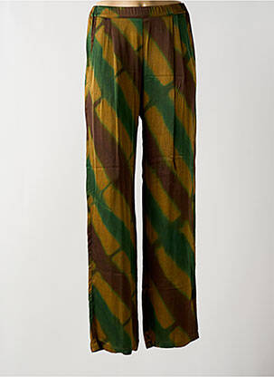 Pantalon droit taille élastique marron HARTFORD femme