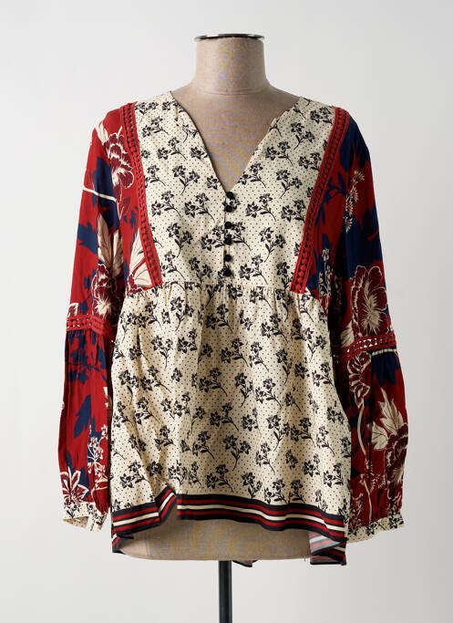 Blouse rouge STELLA FOREST pour femme