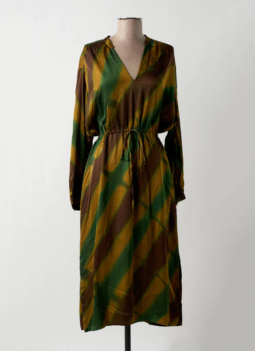 Robe longue marron HARTFORD pour femme