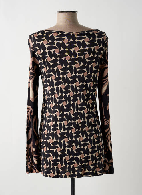 Tunique manches longues noir MALIPARMI femme