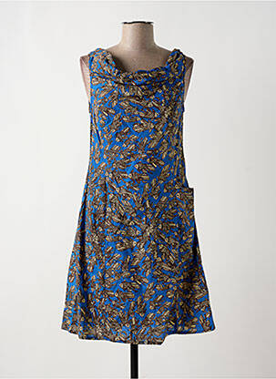 Robe courte bleu KALI YOG femme