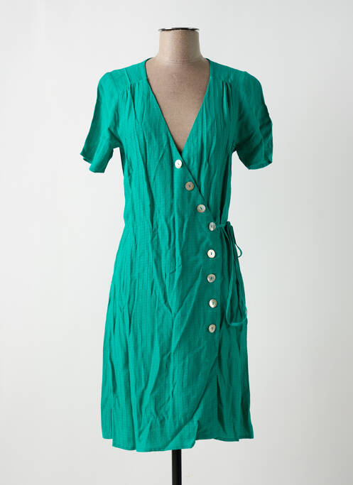 Robe mi-longue vert KING LOUIE femme