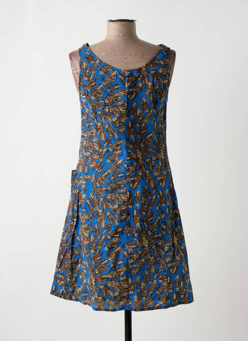 Robe courte bleu KALI YOG pour femme