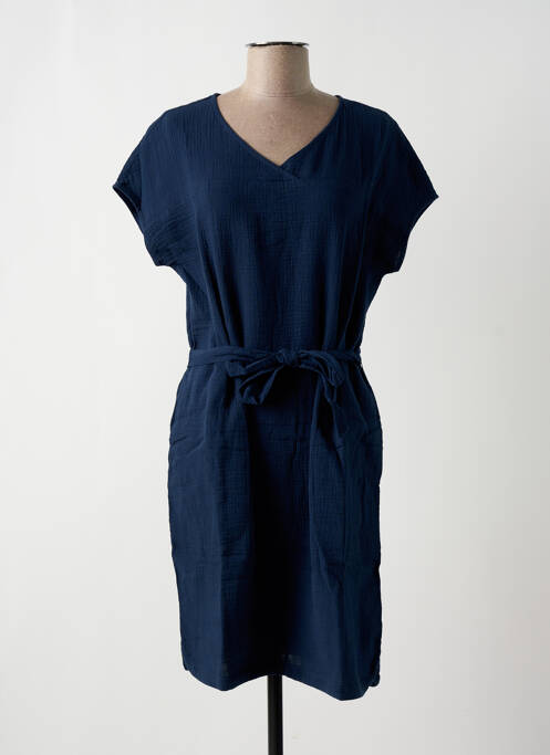 Robe mi-longue bleu fonce MOUSQUETON pour femme