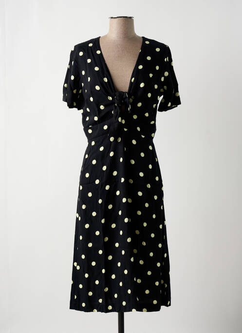 Robe mi-longue noir MADEMOISELLE YEYE pour femme