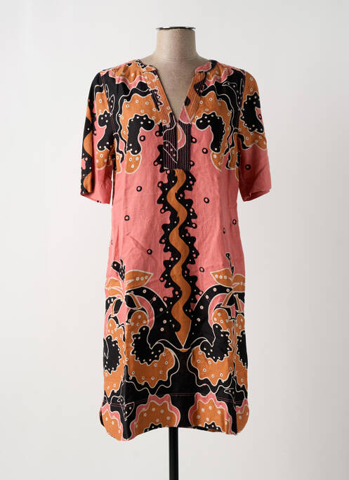 Robe mi-longue rose WHITE STUFF pour femme
