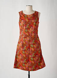 Robe mi-longue orange LA FIANCÉE femme