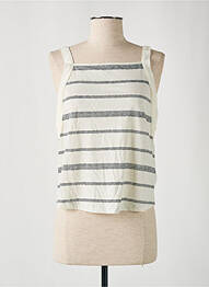 Top beige SKUNKFUNK femme