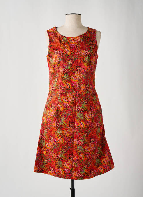 Robe mi-longue orange LA FIANCÉE femme
