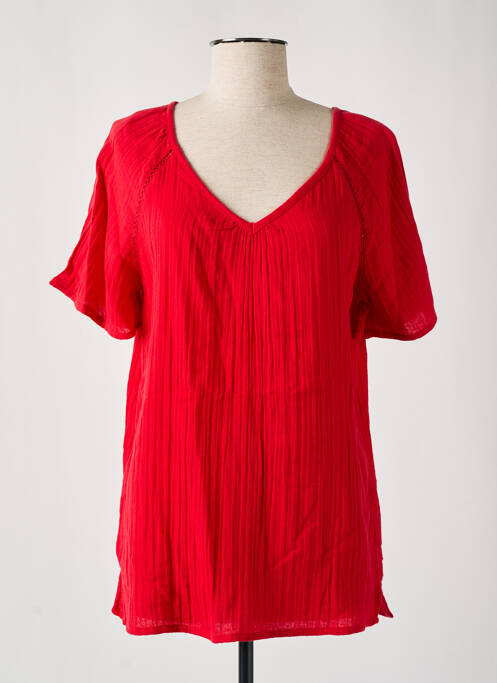 Blouse rouge LA FIANCÉE pour femme