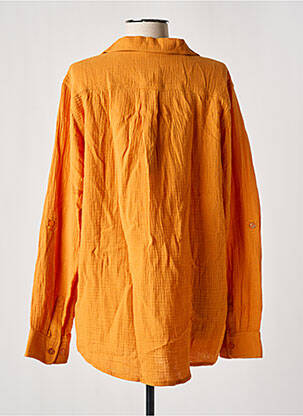 Blouse manches longues manches longues orange MOUSQUETON femme