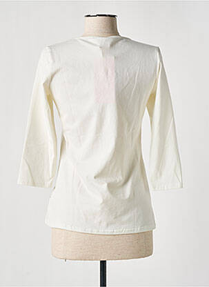 T-shirt manches longues manches longues beige BLUTSGESCHWISTER femme