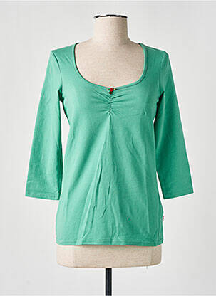 T-shirt manches longues manches longues vert BLUTGESCHWISTER femme