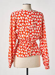 Blouse orange MADEMOISELLE YEYE pour femme seconde vue