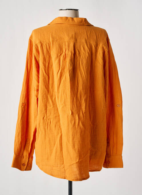 Blouse manches longues manches longues orange MOUSQUETON femme