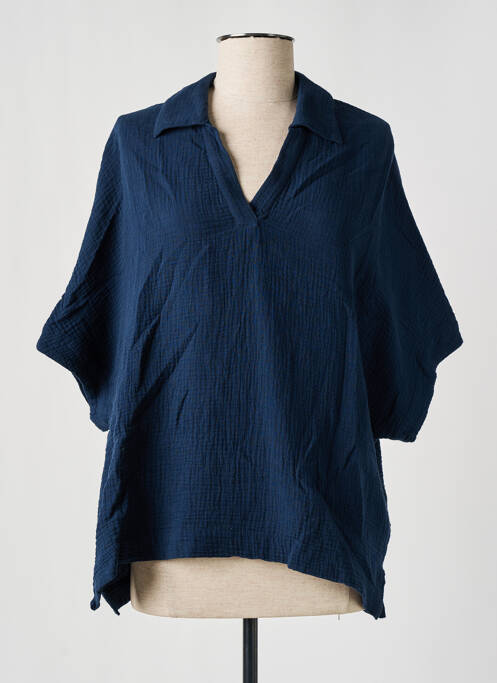 Blouse bleu MOUSQUETON pour femme