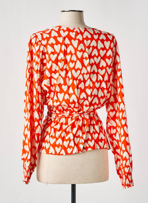 Blouse orange MADEMOISELLE YEYE pour femme