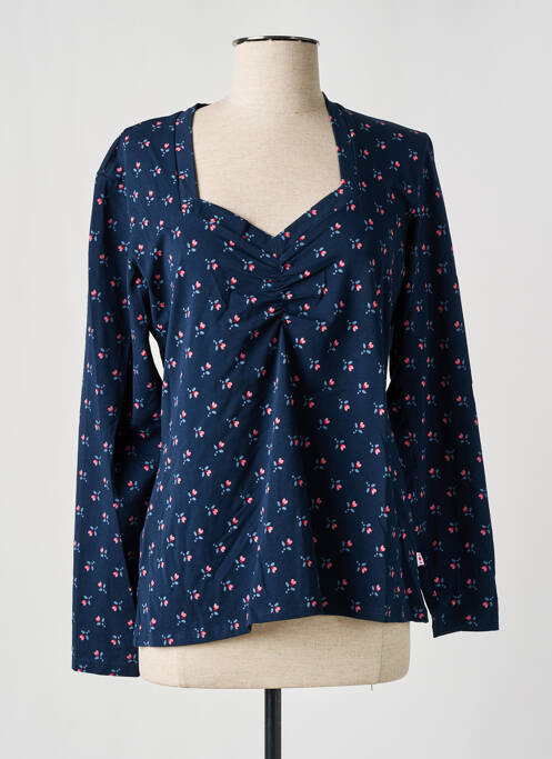 Top bleu BLUTSGESCHWISTER pour femme