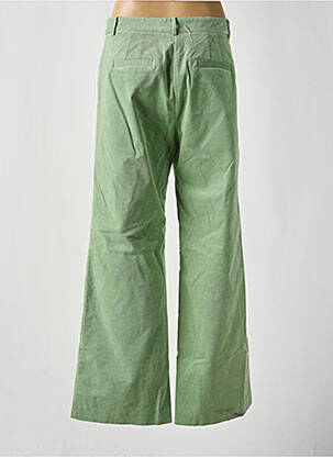 Pantalon flare stretch taille haute vert KING LOUIE femme