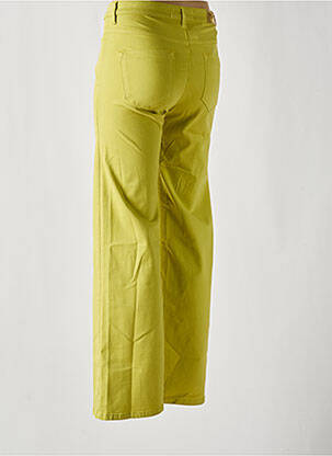 Pantalon flare stretch taille normale jaune COUTURIST femme