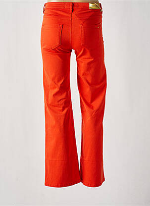 Pantalon flare stretch taille normale orange COUTURIST femme