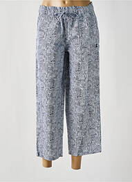 Pantalon 7/8 taille haute taille haute blanc MOUSQUETON femme
