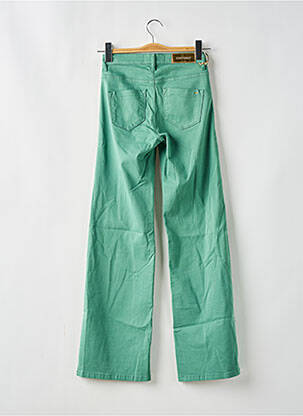 Pantalon flare stretch taille normale vert fonce COUTURIST femme