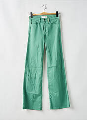 Pantalon flare vert fonce COUTURIST pour femme seconde vue