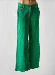 Pantalon flare vert MADEMOISELLE YEYE pour femme seconde vue