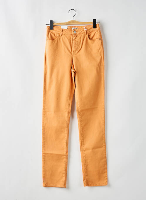 Pantalon droit orange KANOPE pour femme