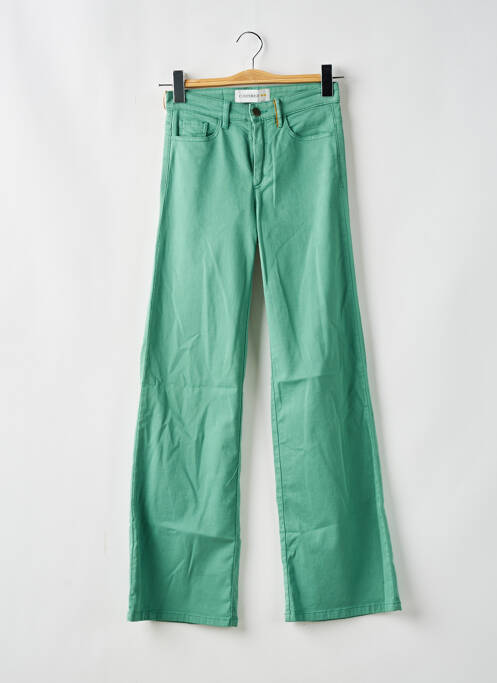 Pantalon flare vert fonce COUTURIST pour femme