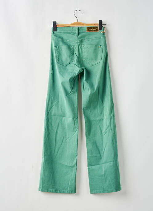 Pantalon flare vert fonce COUTURIST pour femme