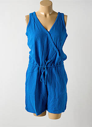 Combishort bleu MOUSQUETON femme