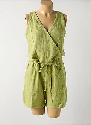 Combishort vert MOUSQUETON femme