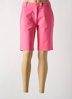 Bermuda rose MOUSQUETON femme