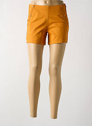 Short orange MOUSQUETON femme