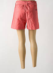 Short rouge MOUSQUETON pour femme seconde vue