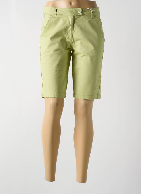Bermuda vert MOUSQUETON pour femme