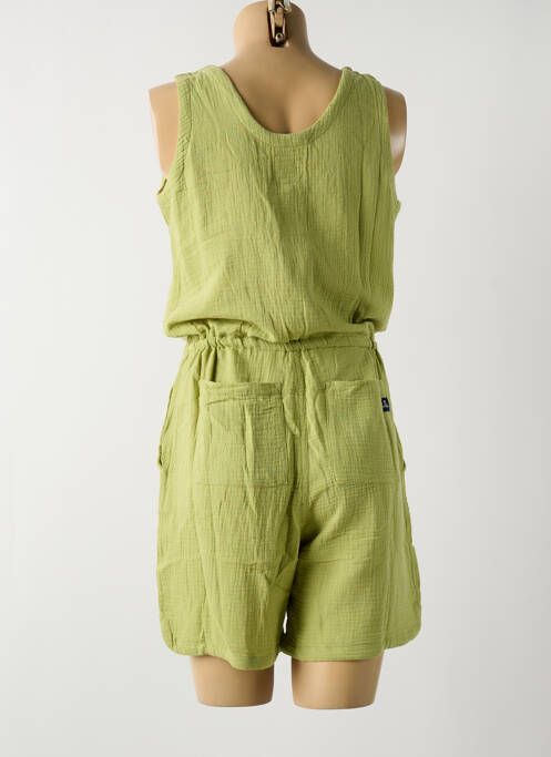 Combishort vert MOUSQUETON pour femme