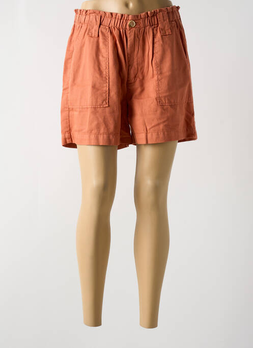 Short orange KANOPE pour femme