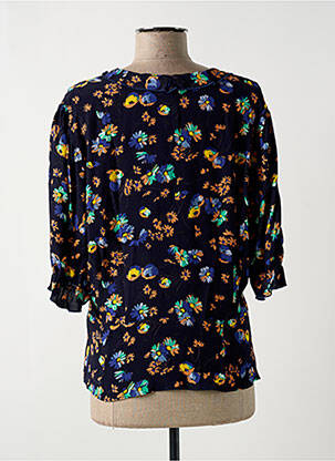 Blouse manches 3/4 manches 3/4 bleu BELLEROSE femme