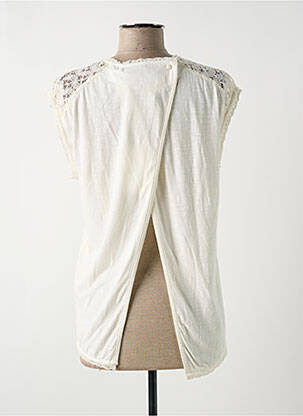 T-shirt stretch manches courtes beige SWILDENS femme