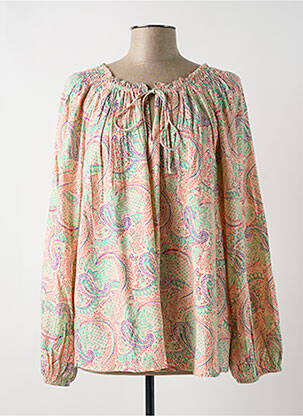 Blouse manches longues manches longues beige SWILDENS femme