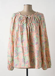 Blouse manches longues manches longues beige SWILDENS femme