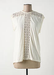 T-shirt beige SWILDENS pour femme seconde vue